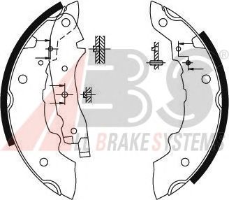 Brake Shoe Set 8116