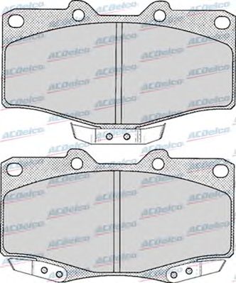 Brake Pad Set, disc brake AC464781D