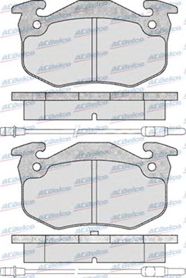 Brake Pad Set, disc brake AC535281D