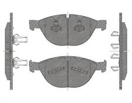 Brake Pad Set, disc brake SP 648