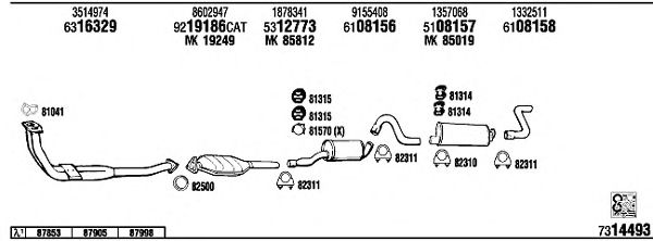 Exhaust System VO74026