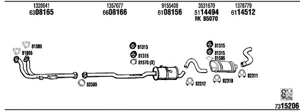 Exhaust System VO74035