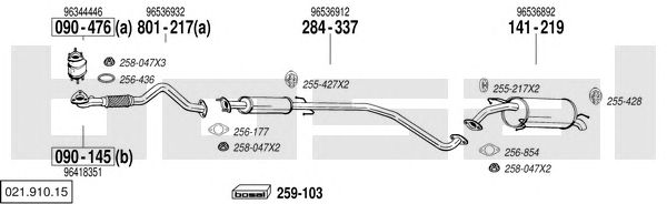 Exhaust System 021.910.15