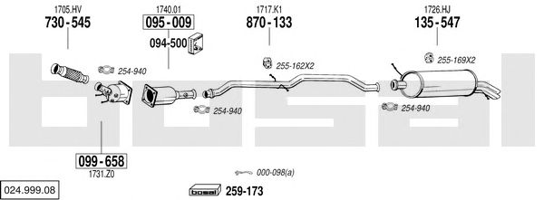 Exhaust System 024.999.08