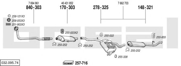 Exhaust System 032.095.74