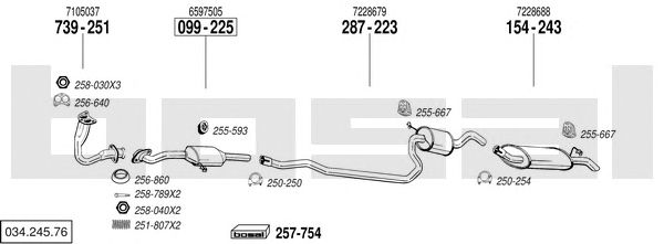 Exhaust System 034.245.76