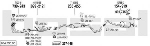 Exhaust System 034.335.90