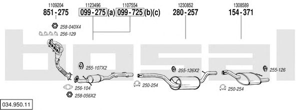 Exhaust System 034.950.11