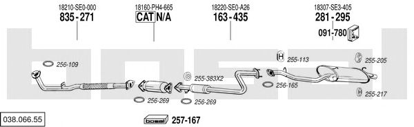 Exhaust System 038.066.55