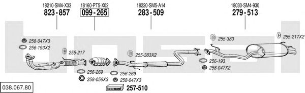 Exhaust System 038.067.80
