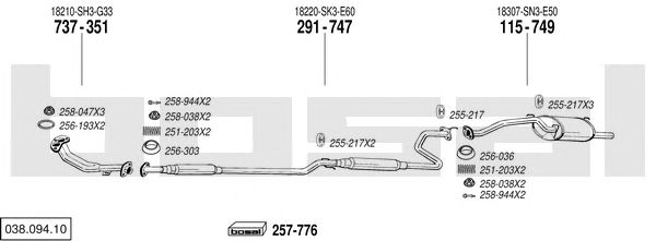 Exhaust System 038.094.10