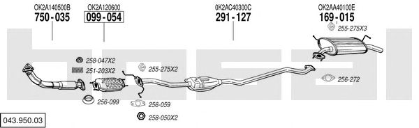Exhaust System 043.950.03