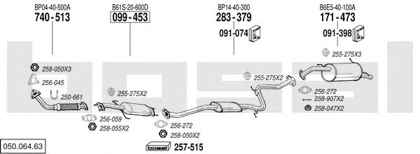 Exhaust System 050.064.63