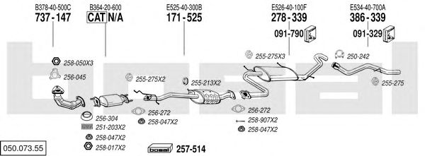 Exhaust System 050.073.55