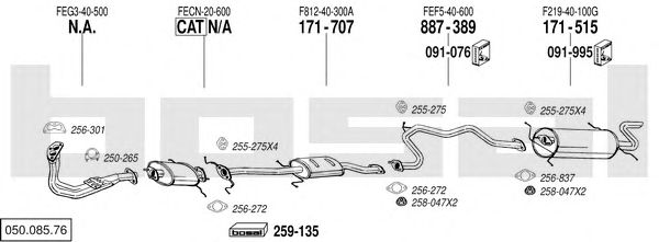 Exhaust System 050.085.76