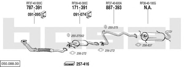 Exhaust System 050.088.00