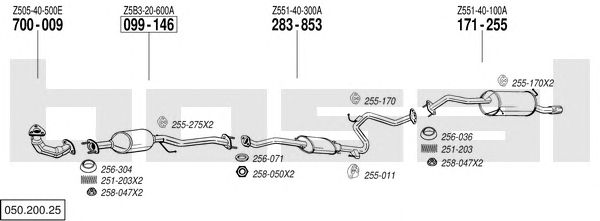 Exhaust System 050.200.25