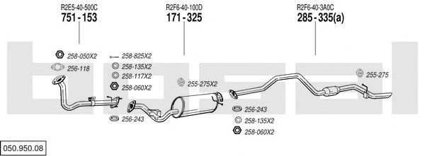Exhaust System 050.950.08