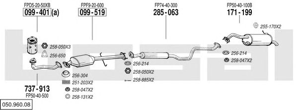 Exhaust System 050.960.08
