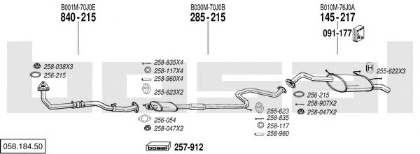 Exhaust System 058.184.50