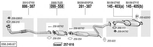 Exhaust System 058.249.67