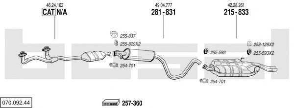 Exhaust System 070.092.44
