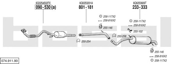Exhaust System 074.911.90