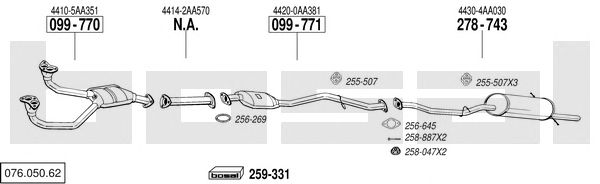 Exhaust System 076.050.62