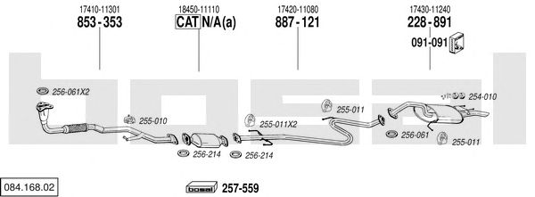 Exhaust System 084.168.02