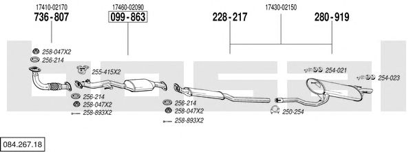 Exhaust System 084.267.18