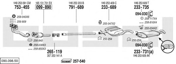 Exhaust System 090.098.50