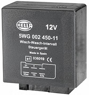 Relay, wipe-/wash interval; Relay, wipe-/wash interval 5WG 002 450-111