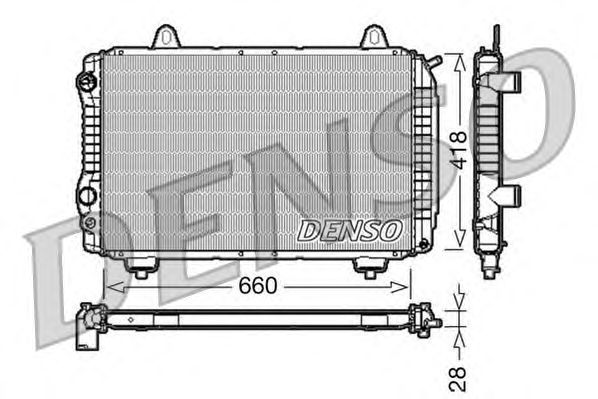 Radiator, engine cooling DRM09071