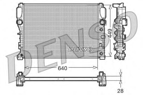 Radiator, engine cooling DRM17091