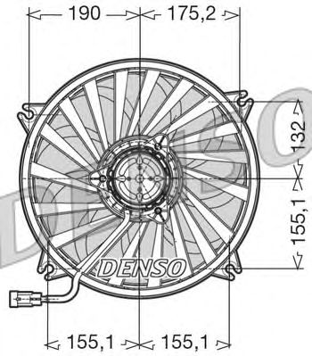 Fan, motor sogutmasi DER07005