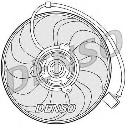Fan, radiator DER27001