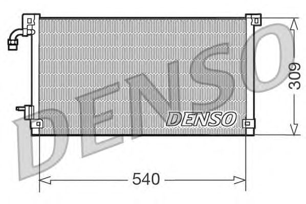 Condenser, air conditioning DCN21004