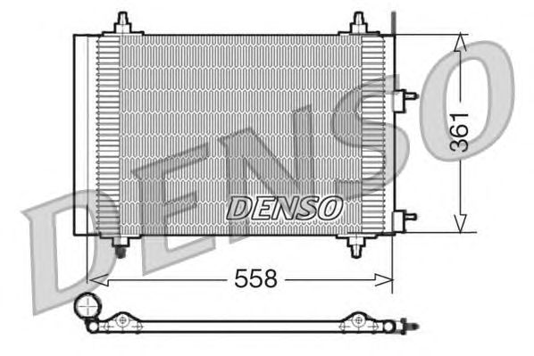 Condensator, airconditioning DCN21015