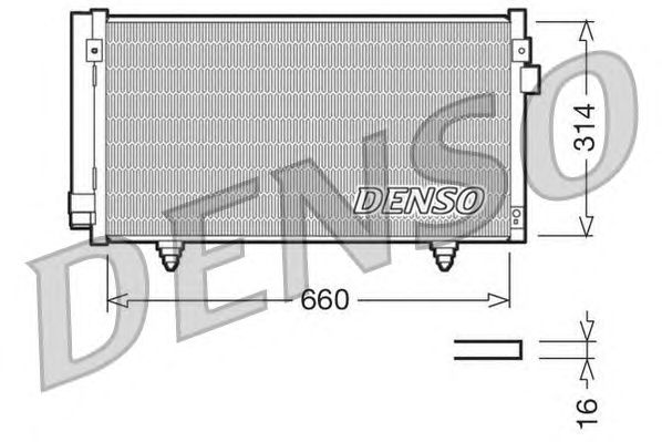 Condenser, air conditioning DCN36003
