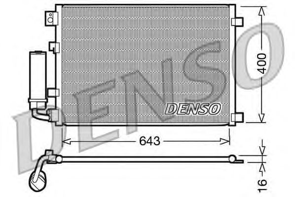 Condensator, airconditioning DCN46002