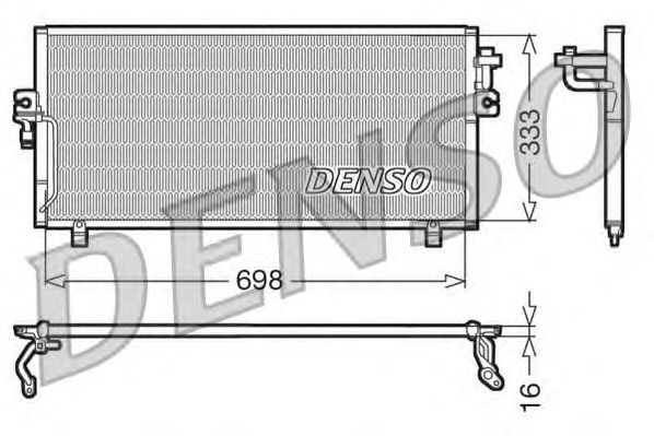 Condensator, airconditioning DCN46010