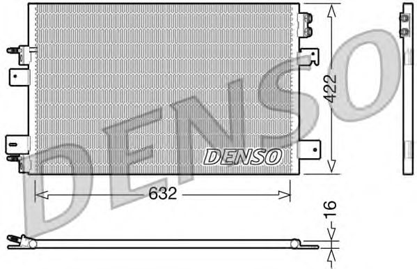 Condensator, airconditioning DCN06007