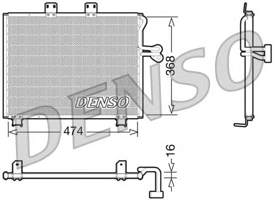 Condensator, airconditioning DCN06013