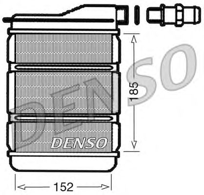 Heat Exchanger, interior heating DRR23011