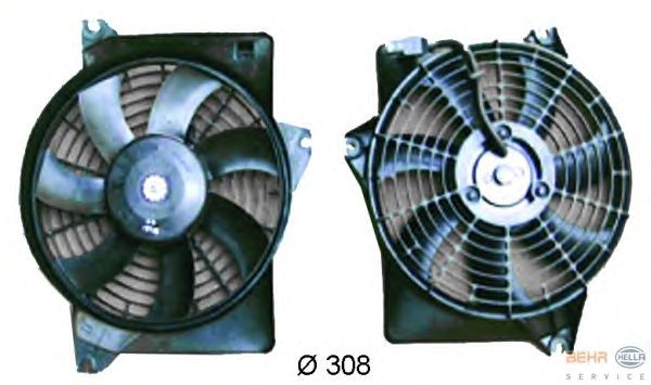 Fan, A/C condenser 8EW 351 034-591