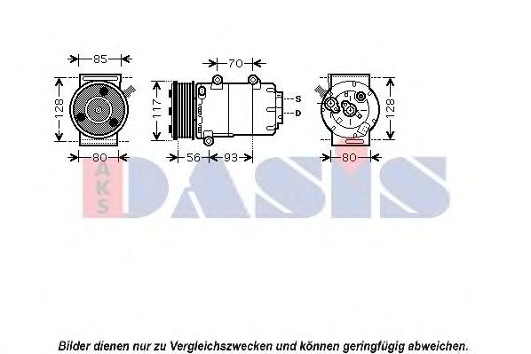 Compressor, airconditioning 851690N