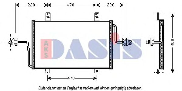 Condensator, airconditioning 182450N