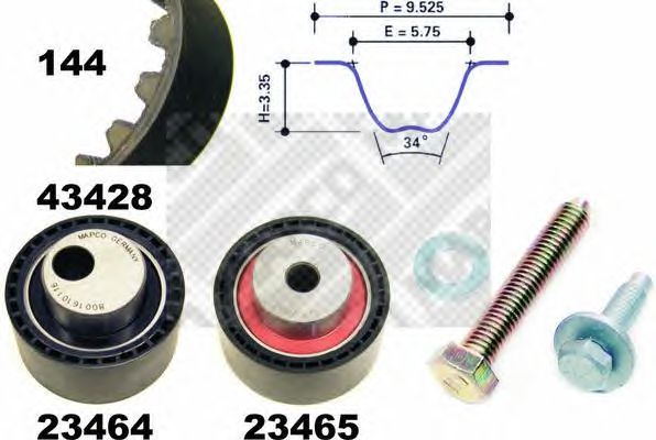 Timing Belt Kit 23428