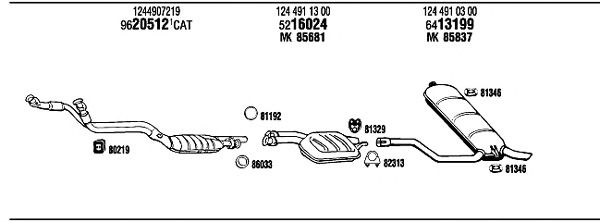 Exhaust System MB30306