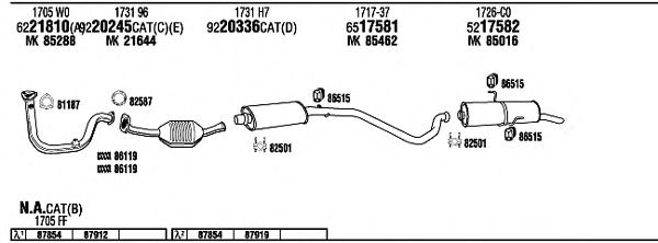 Exhaust System PE30652